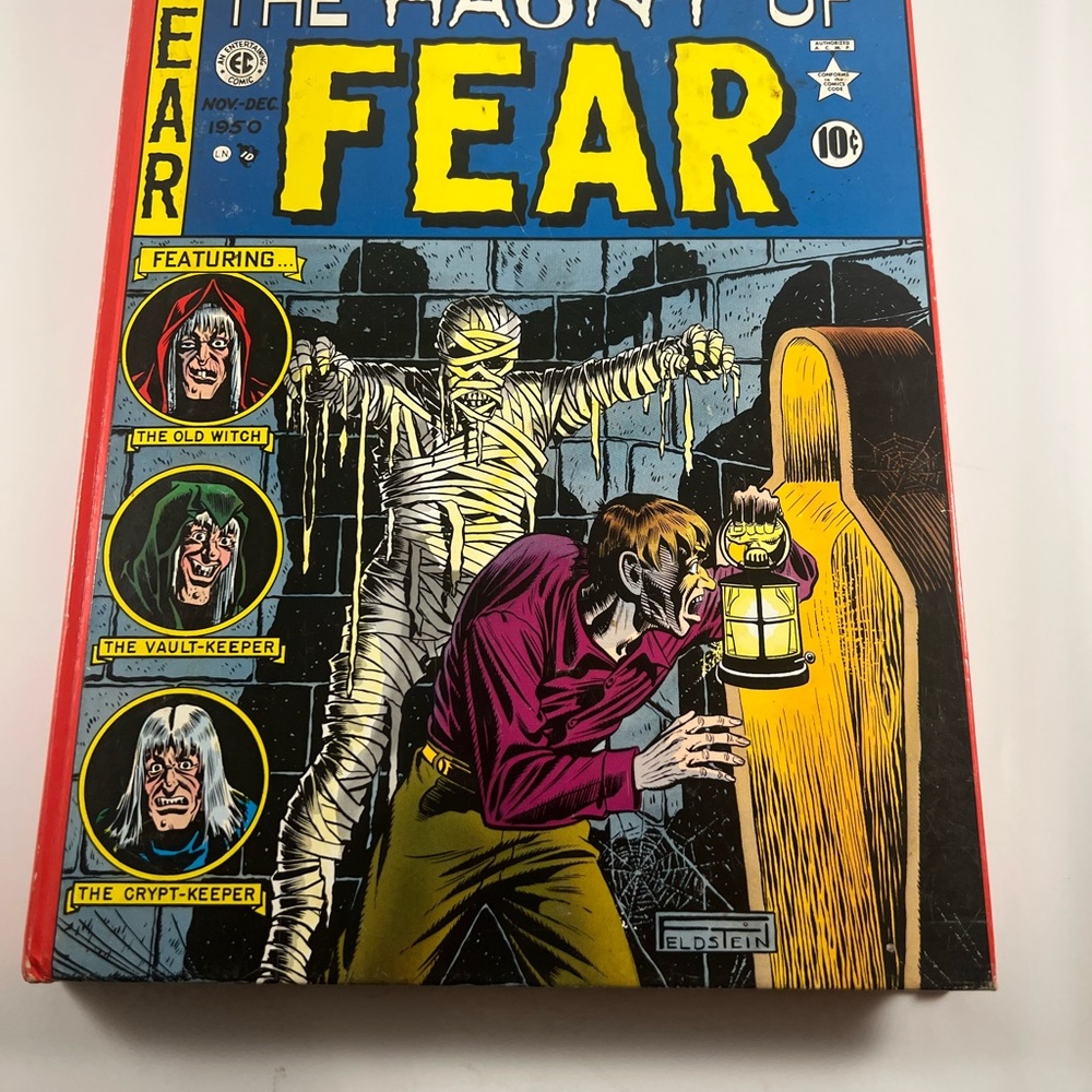 Vintage Horror Comic Book Cover Art